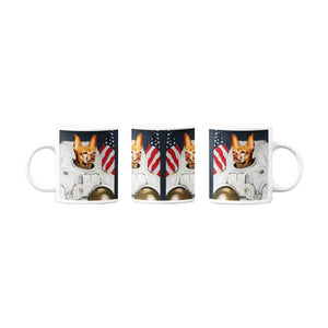 Der Astronaut - Personalisiertes Haustierportrait als Tasse