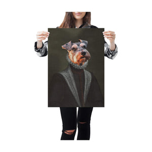 Die Gräfin - Personalisiertes Haustierportrait auf Poster