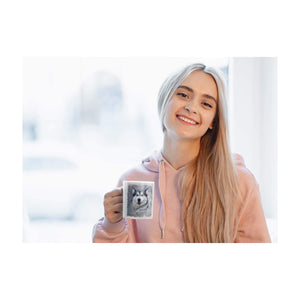 Personalisiertes Aquarell-Haustierportrait als Tasse