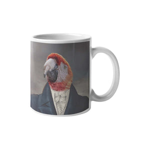 Der Aristokrat - Personalisiertes Haustierportrait als Tasse