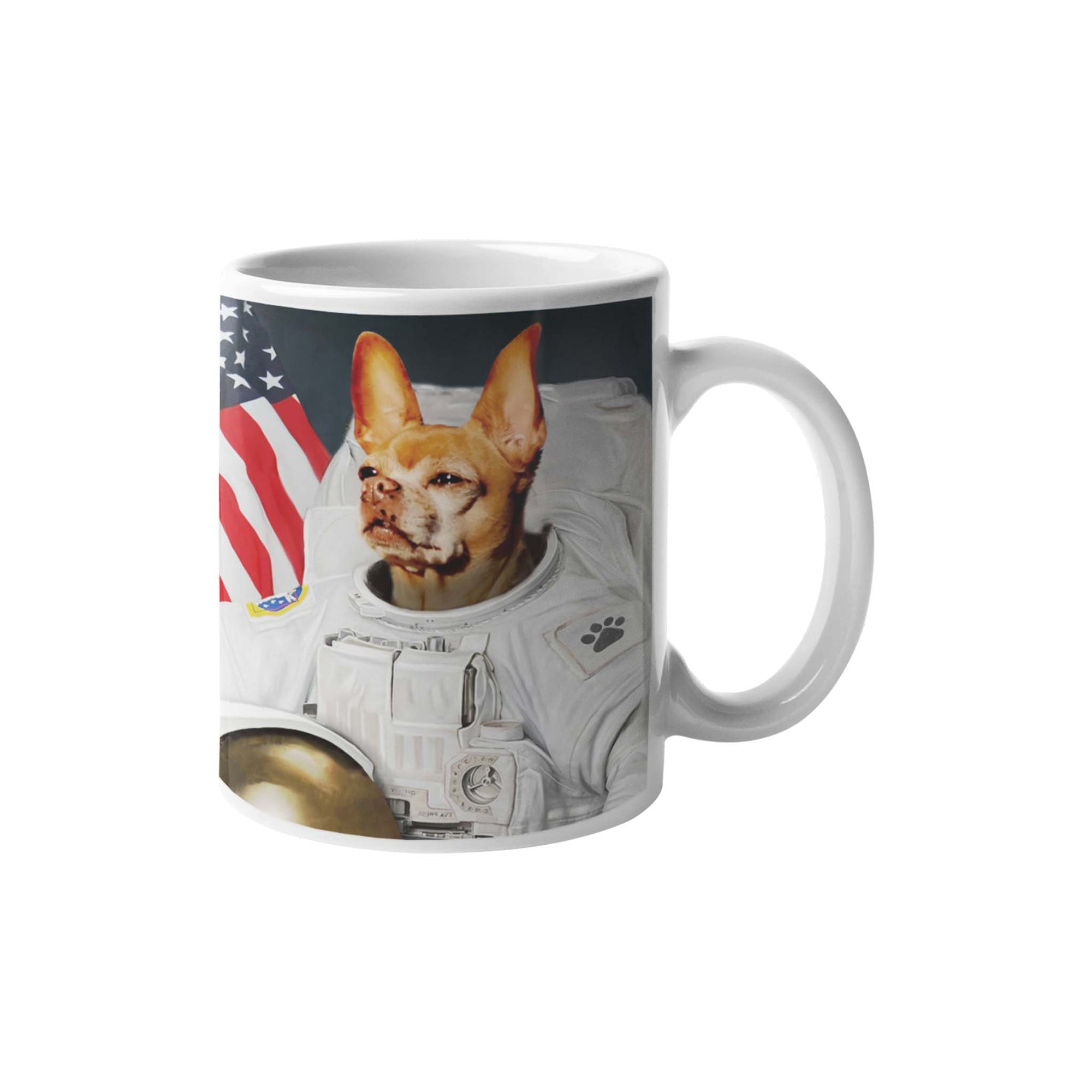 Der Astronaut - Personalisiertes Haustierportrait als Tasse