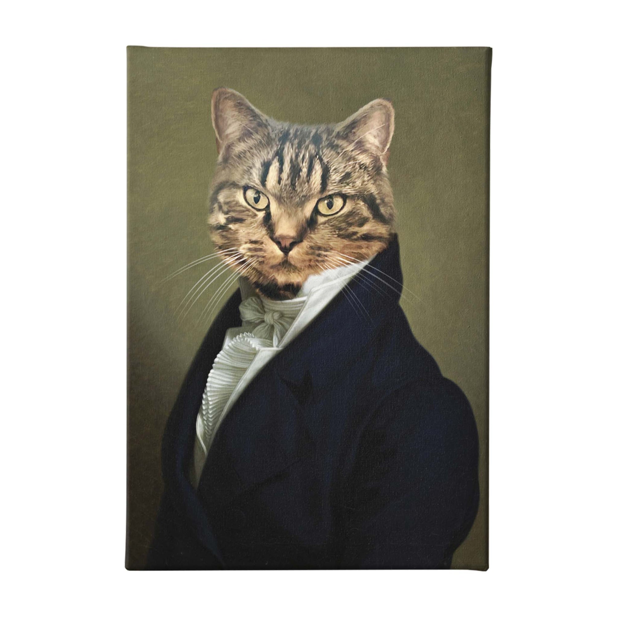 Der Botschafter - Personalisiertes Haustierportrait auf Leinwand
