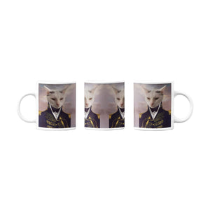 Der General - Personalisiertes Haustierportrait als Tasse