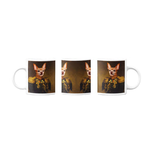 Der Veteran - Personalisiertes Haustierportrait als Tasse