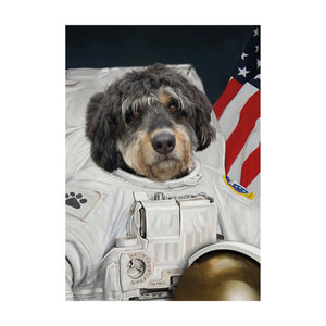 Der Astronaut - Personalisiertes Haustierportrait auf Poster