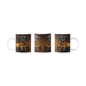 Der Veteran - Personalisiertes Haustierportrait als Tasse