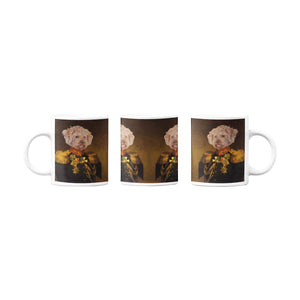 Der Veteran - Personalisiertes Haustierportrait als Tasse