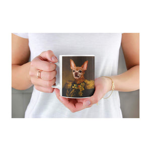 Der Veteran - Personalisiertes Haustierportrait als Tasse