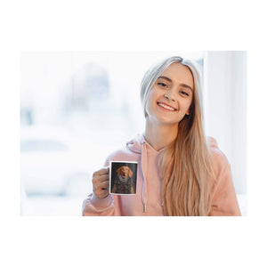 Die Dame - Personalisiertes Haustierportrait als Tasse