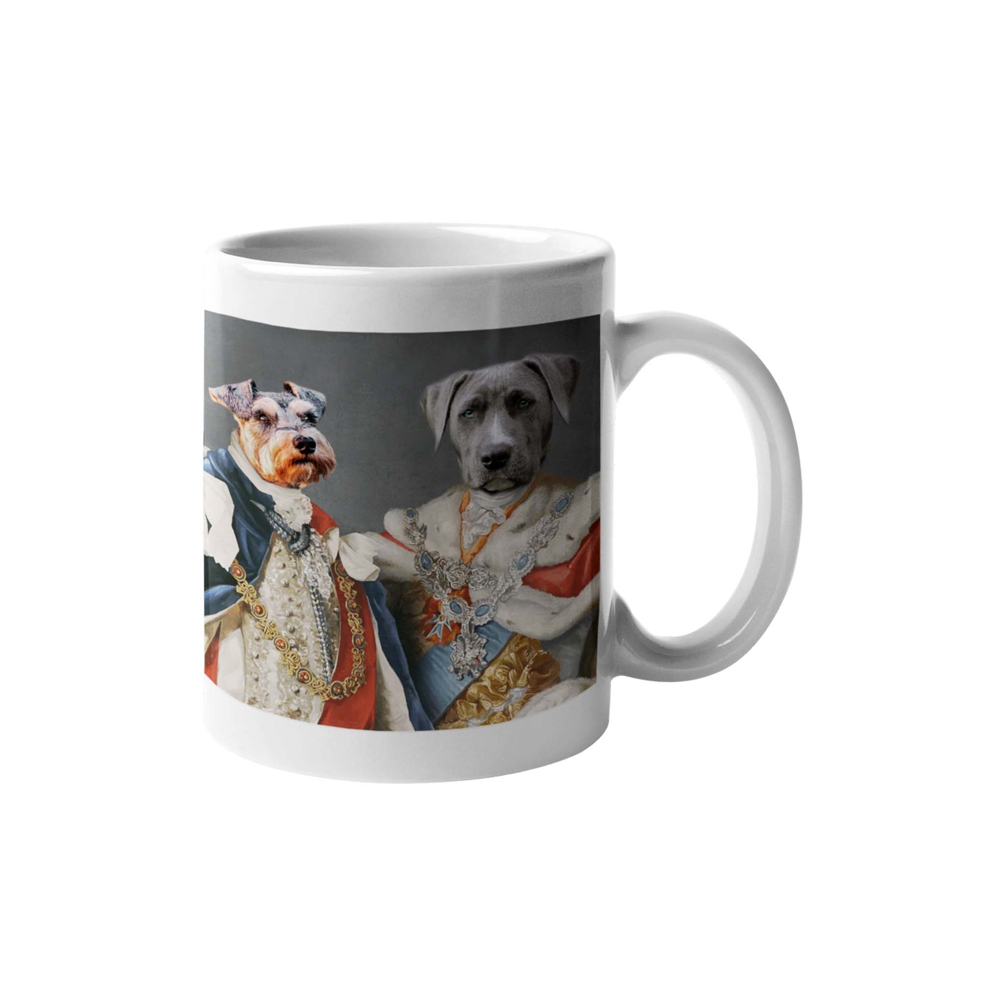 Die Herrschenden - Personalisiertes Haustierportrait als Tasse