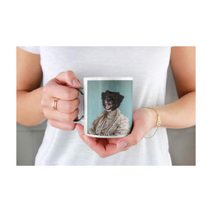 Die königliche Regentin - Personalisiertes Haustierportrait als Tasse