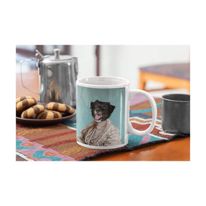 Die königliche Regentin - Personalisiertes Haustierportrait als Tasse