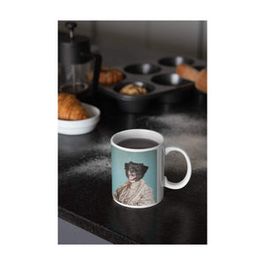 Die königliche Regentin - Personalisiertes Haustierportrait als Tasse