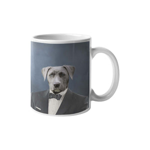 Der Gentleman - Personalisiertes Haustierportrait als Tasse