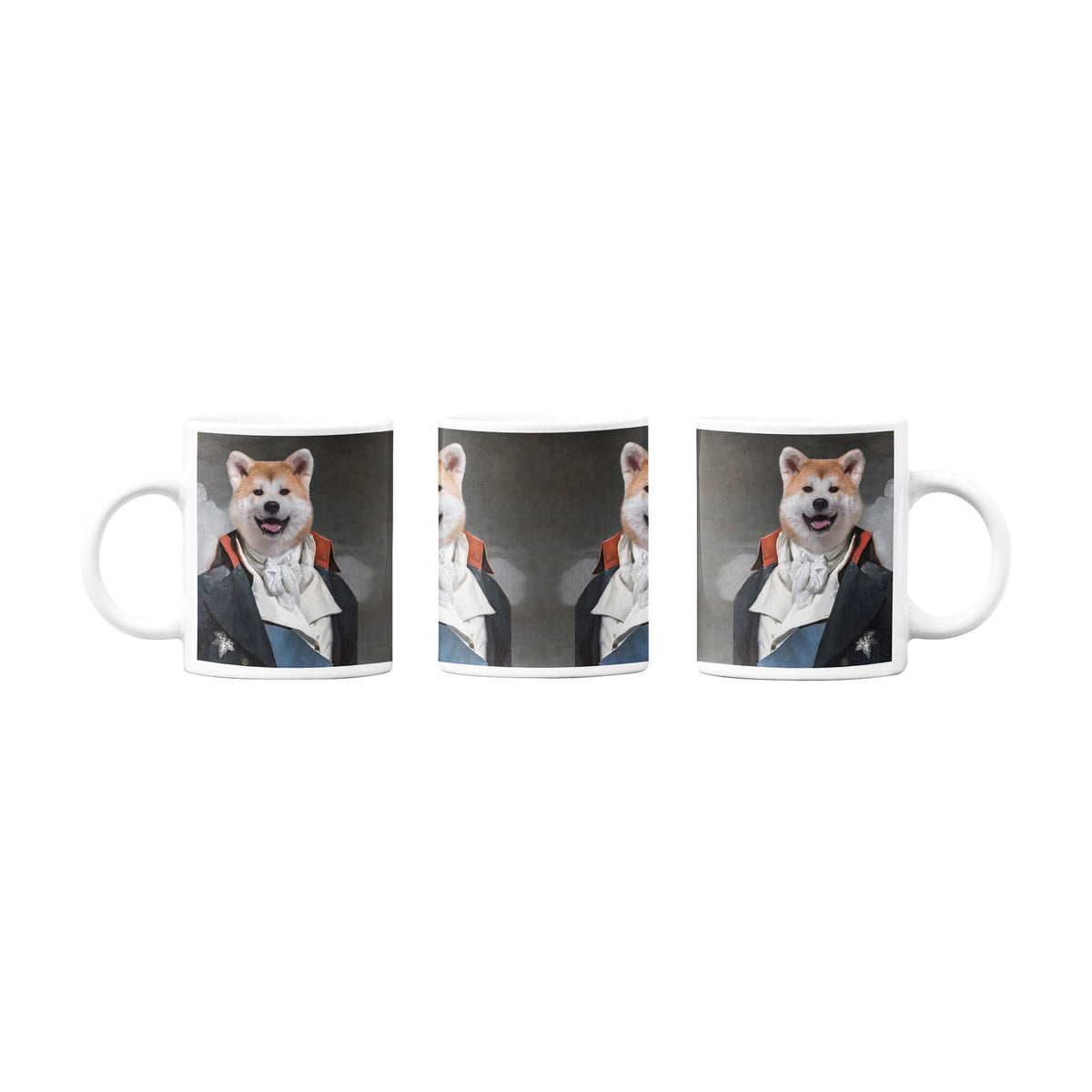 Der Herzog - Personalisiertes Haustierportrait als Tasse