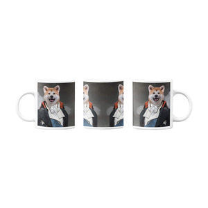 Der Herzog - Personalisiertes Haustierportrait als Tasse