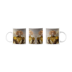 Der strahlende Held - Personalisiertes Haustierportrait als Tasse