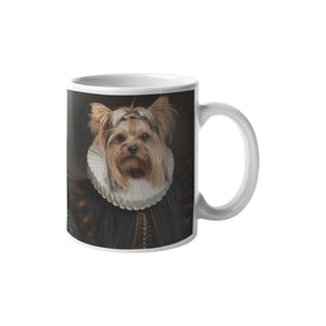 Die Baronin - Personalisiertes Haustierportrait als Tasse