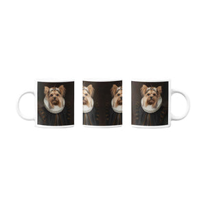 Die Baronin - Personalisiertes Haustierportrait als Tasse