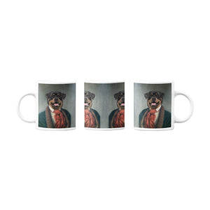 Der romantische Komponist - Personalisiertes Haustierportrait als Tasse