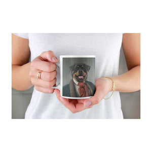 Der romantische Komponist - Personalisiertes Haustierportrait als Tasse