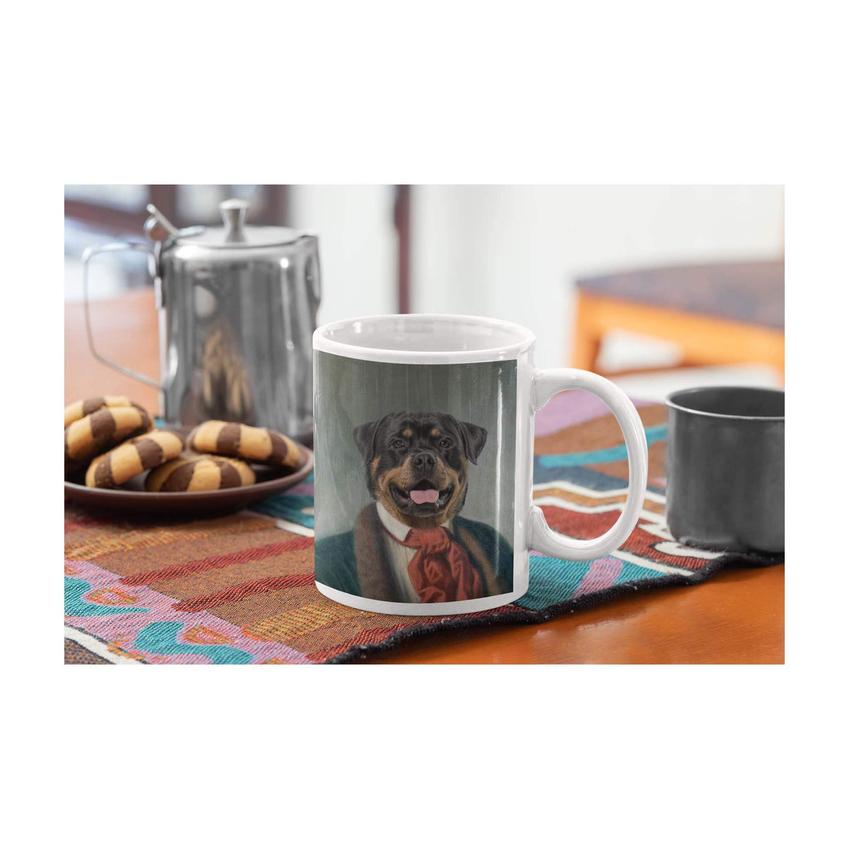 Der romantische Komponist - Personalisiertes Haustierportrait als Tasse