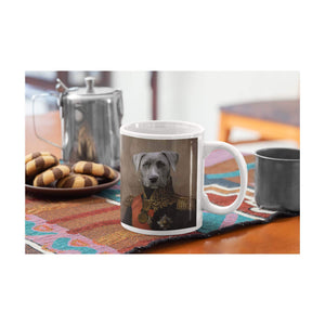 Der Major - Personalisiertes Haustierportrait als Tasse