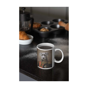 Der Major - Personalisiertes Haustierportrait als Tasse