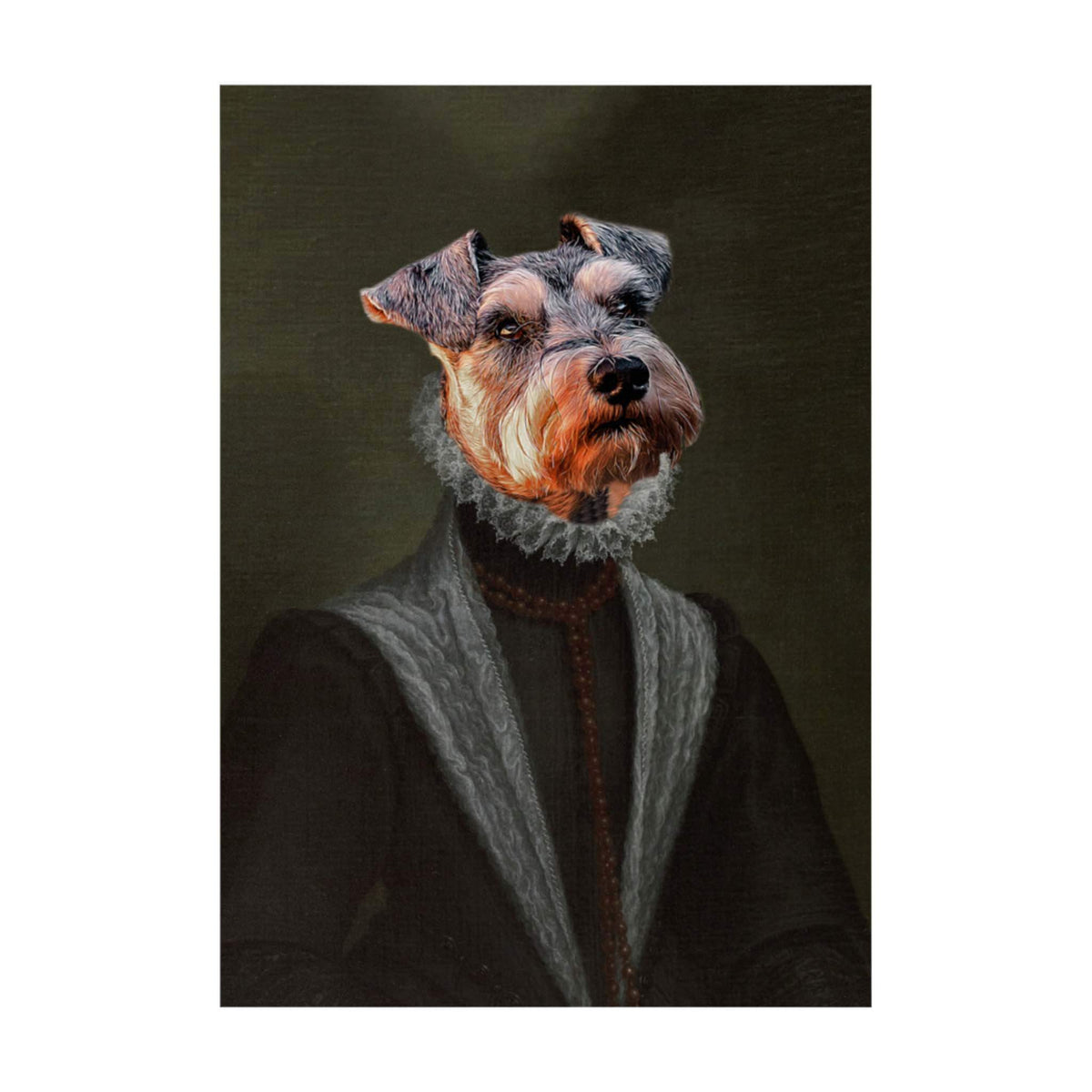 Die Gräfin - Personalisiertes Haustierportrait auf Poster