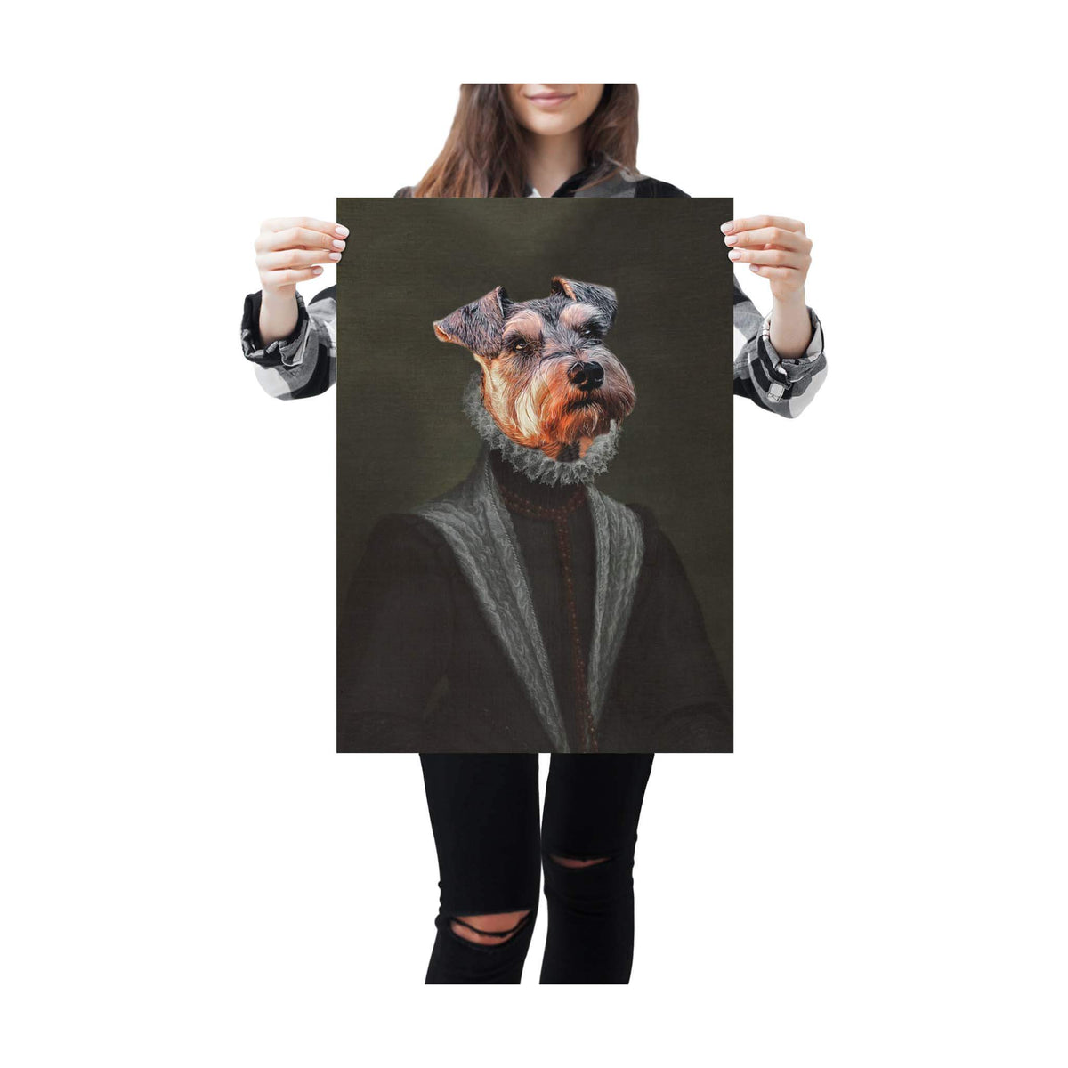 Die Gräfin - Personalisiertes Haustierportrait auf Poster