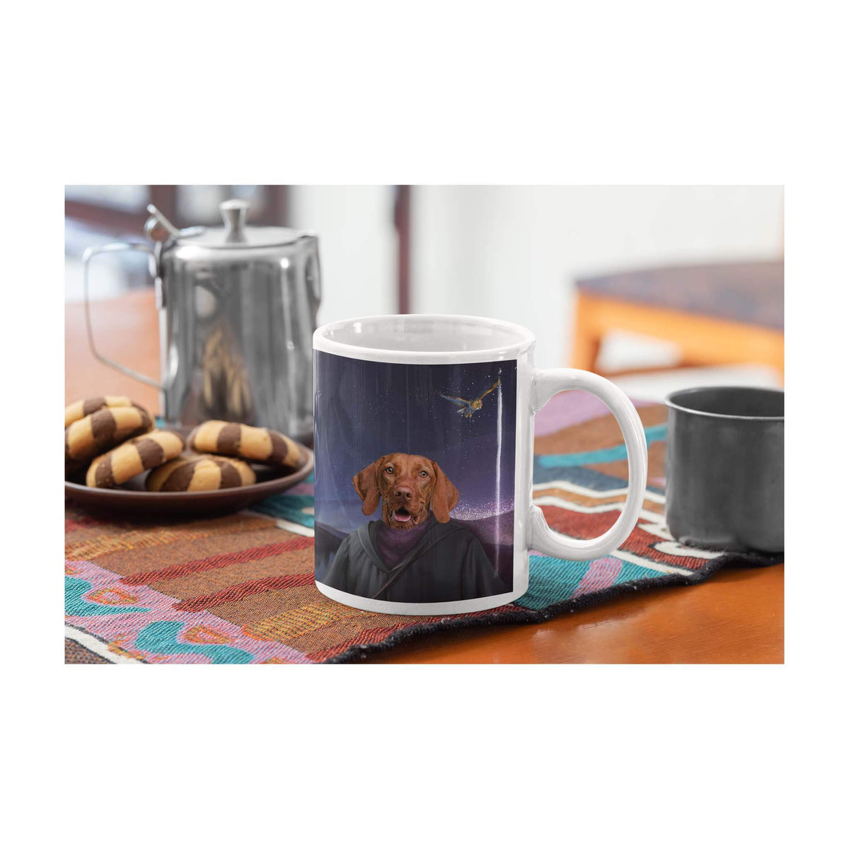 Der Zauberer - Personalisiertes Haustierportrait als Tasse
