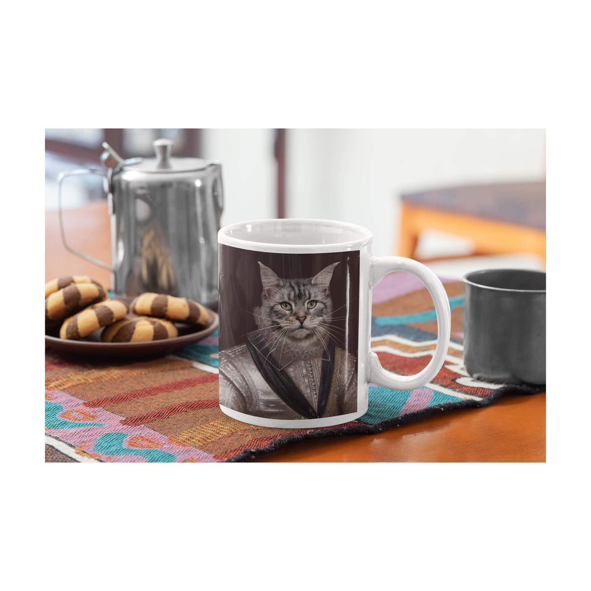 Der Edelmann - Personalisiertes Haustierportrait als Tasse