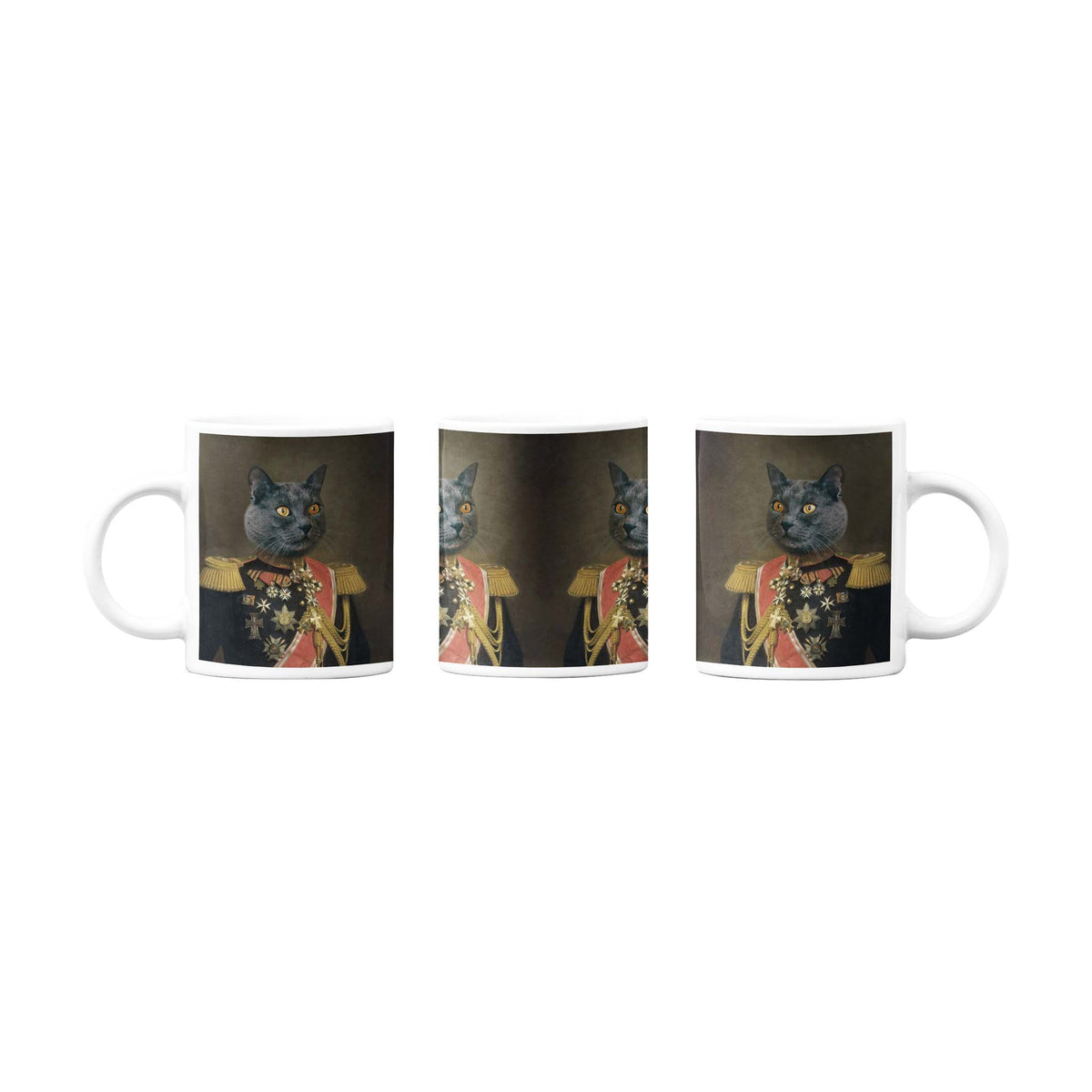 Der Baron - Personalisiertes Haustierportrait als Tasse