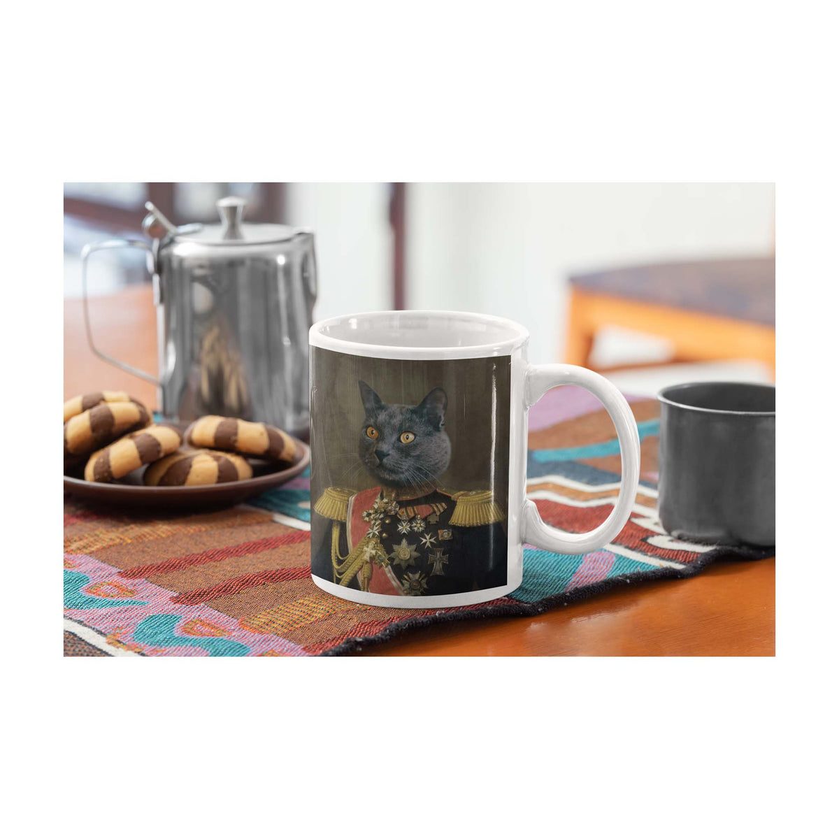 Der Baron - Personalisiertes Haustierportrait als Tasse