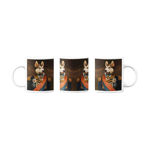 Der Eroberer - Personalisiertes Haustierportrait als Tasse